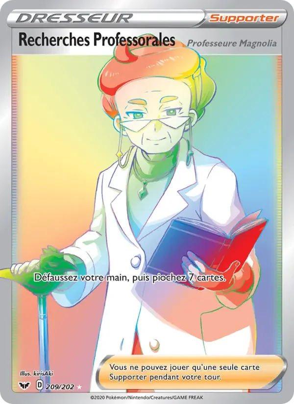 Carte Recherches Professorales (Professeure Magnolia)