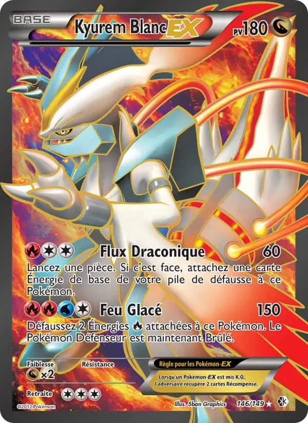 Carte Kyurem Blanc EX