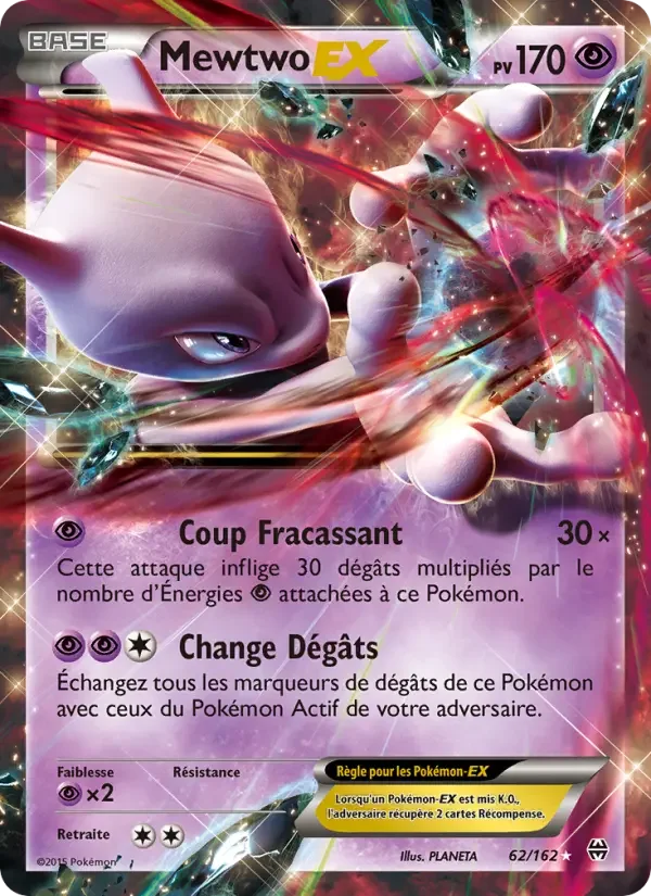 Carte Mewtwo EX