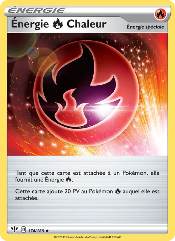 Carte Énergie Fire Chaleur