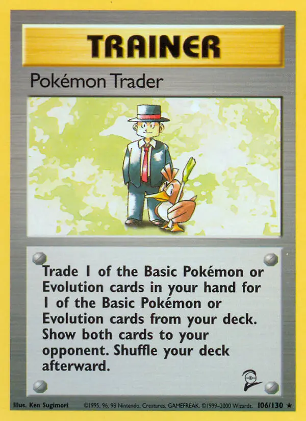 Carte Pokémon Trader