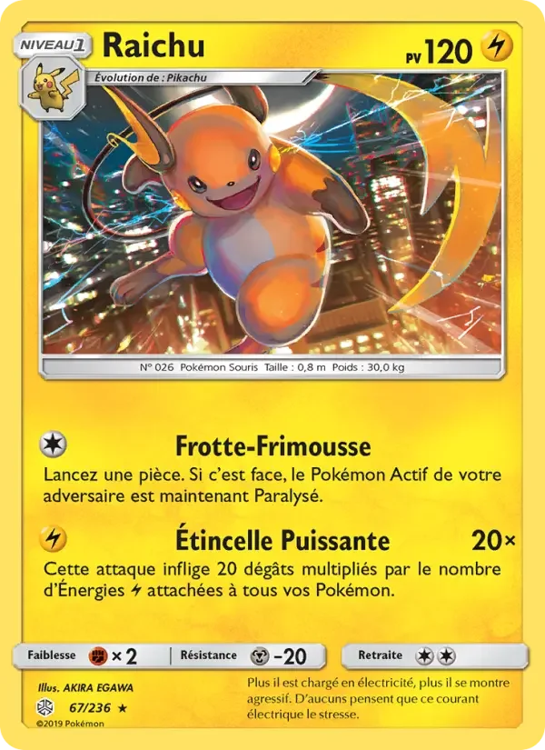 Carte Raichu