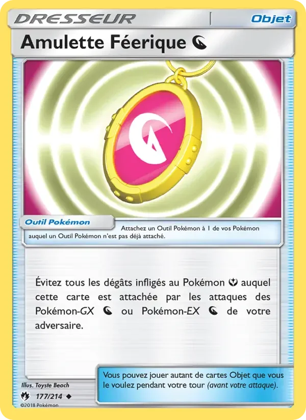 Carte Amulette Féerique Dragon