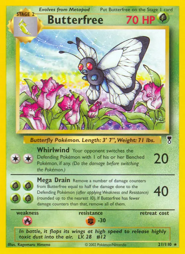 Carte Butterfree