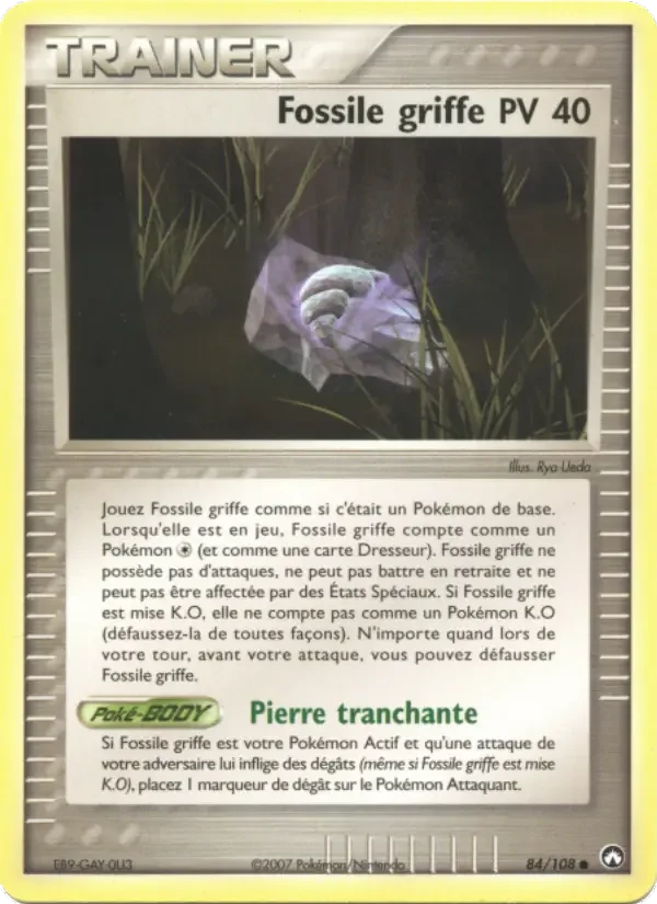 Carte Fossile griffe