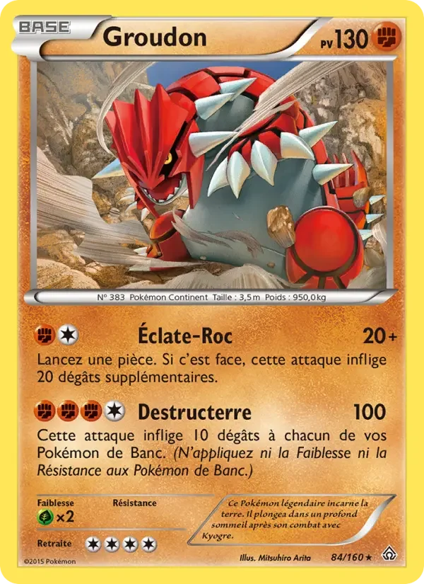Carte Groudon