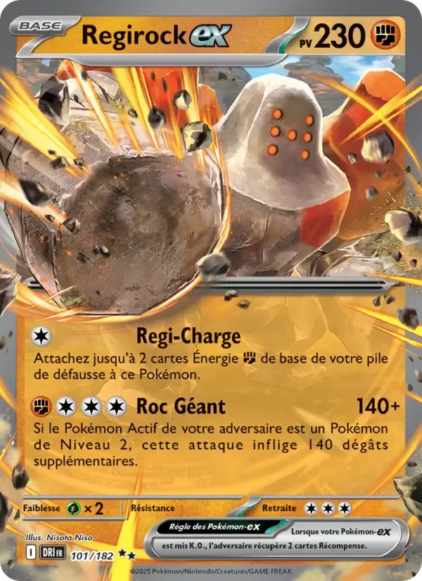 Carte Regirock-ex