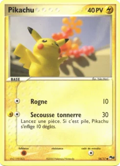 Carte Pikachu