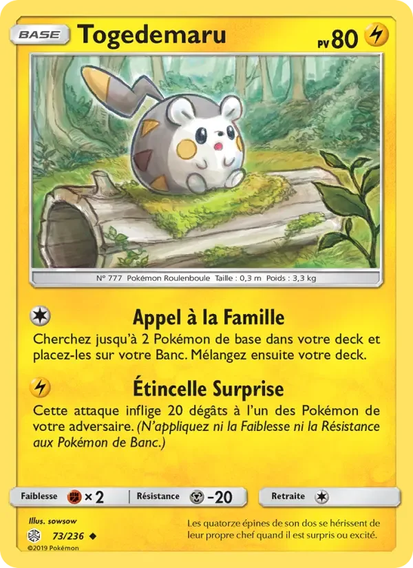 Carte Togedemaru
