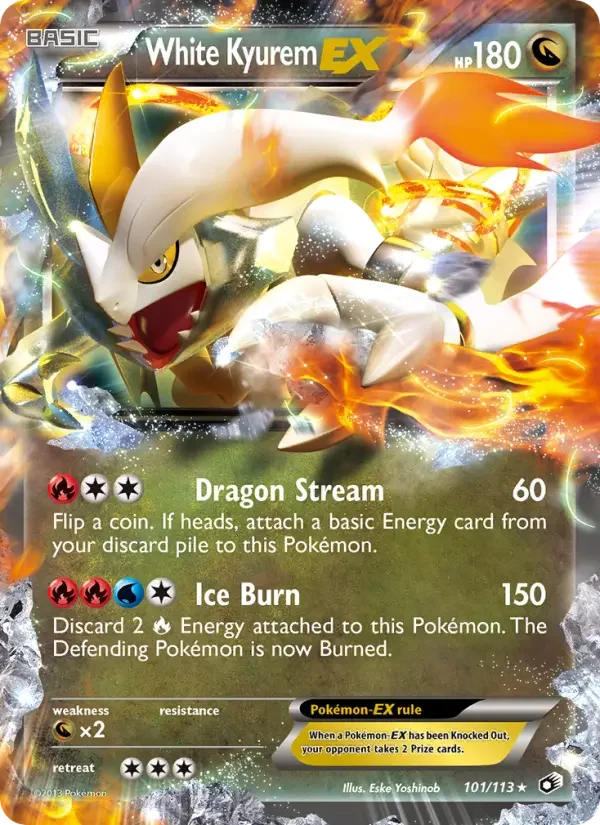 Carte White Kyurem-EX