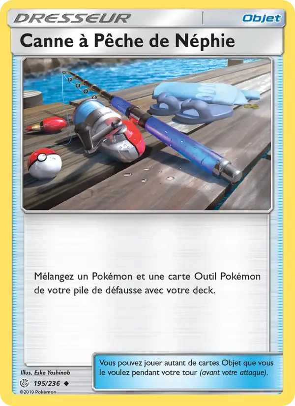 Carte Canne à Pêche de Néphie