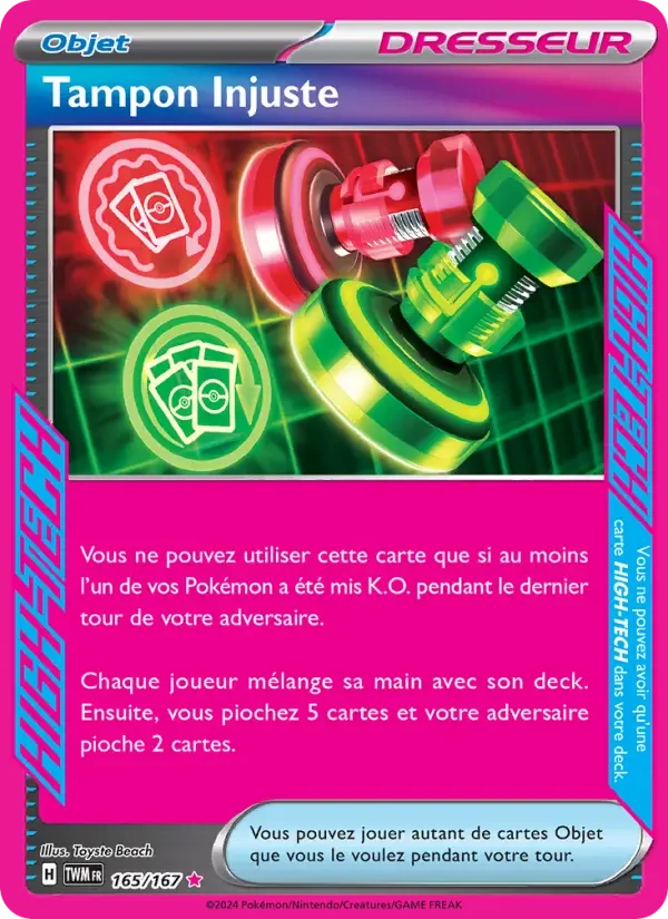 Carte Tampon Injuste
