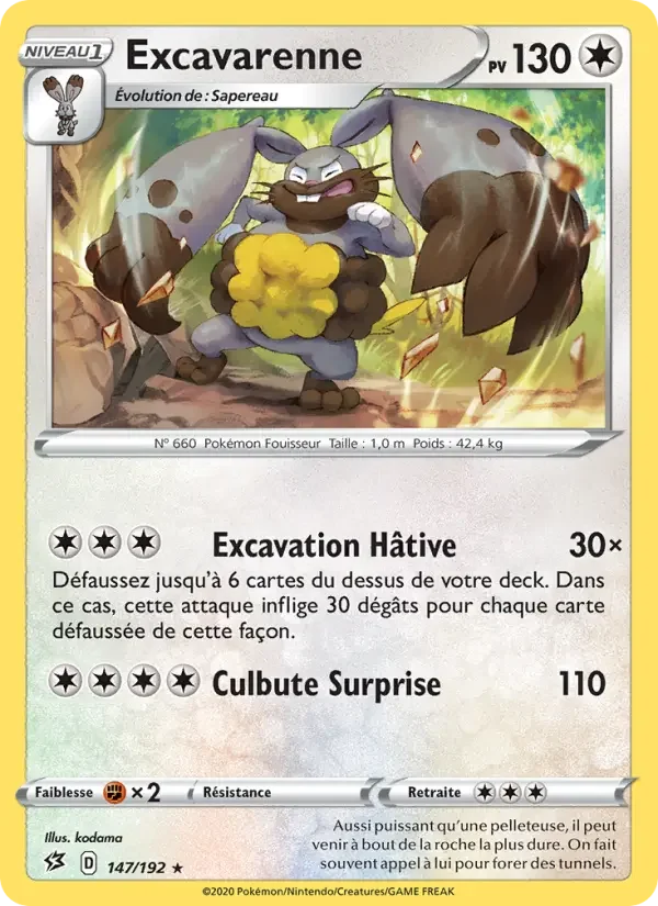 Carte Excavarenne