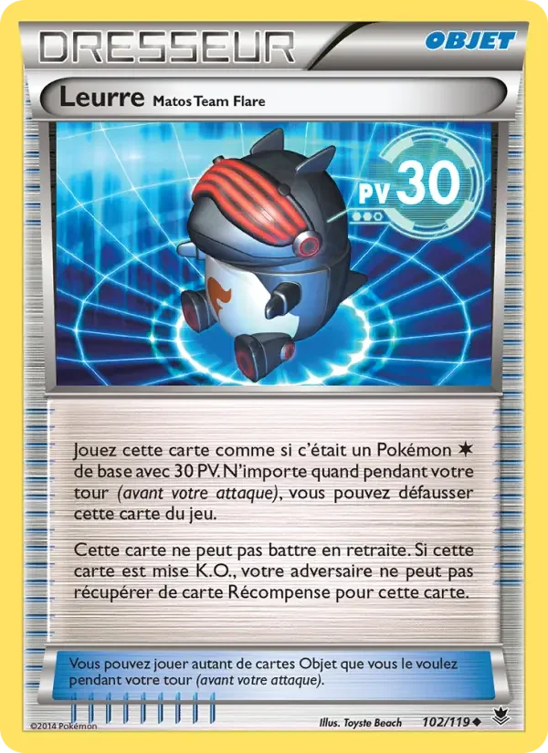 Carte Leurre Matos Team Flare