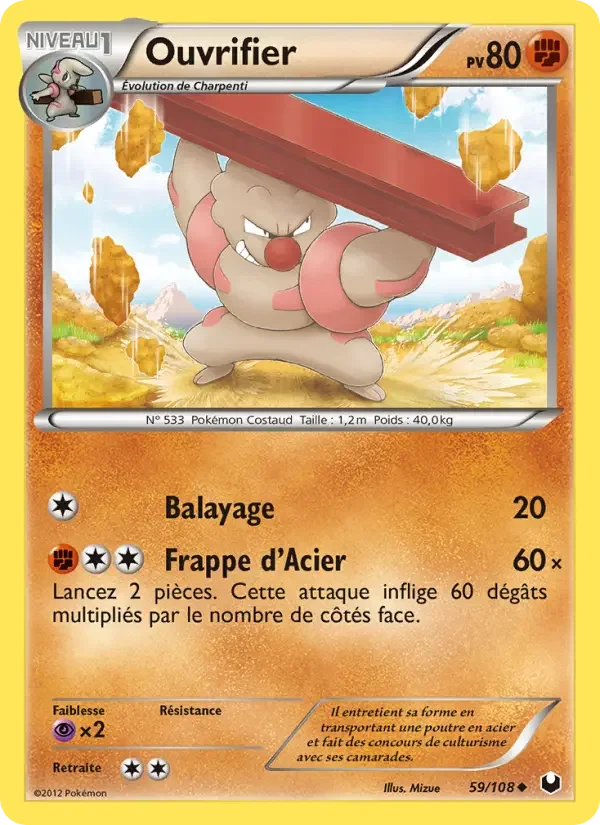 Carte Ouvrifier