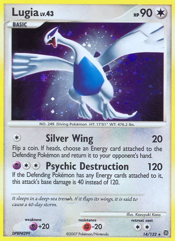 Carte Lugia
