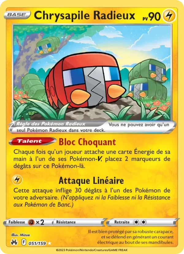 Carte Chrysapile Radieux