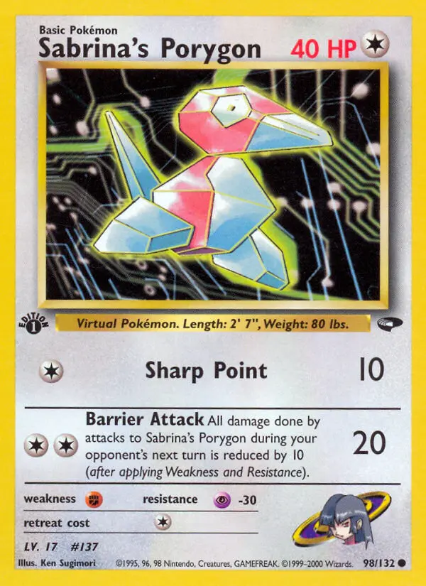 Carte Sabrina's Porygon