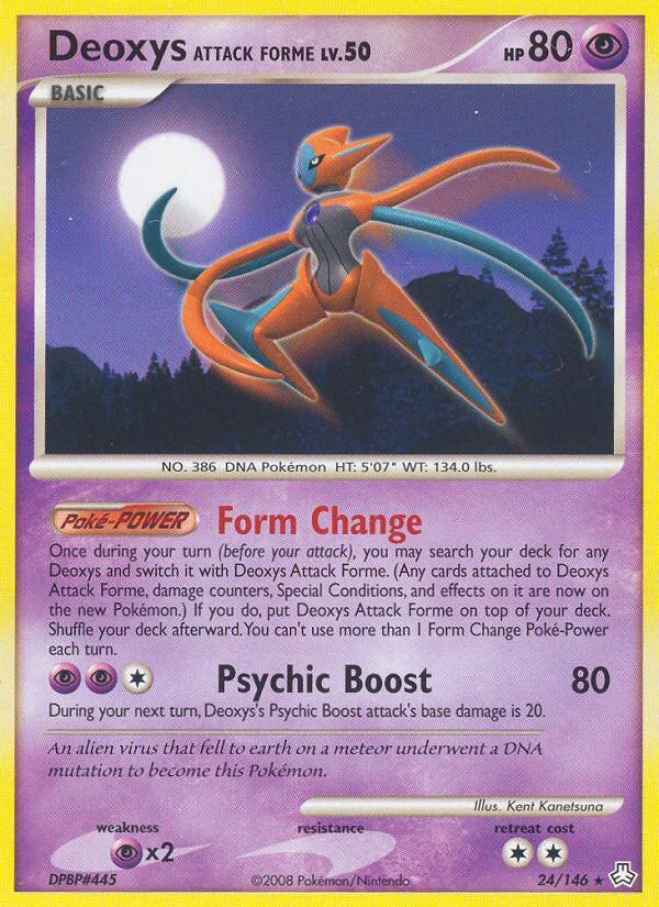 Carte Deoxys Forme Attaque
