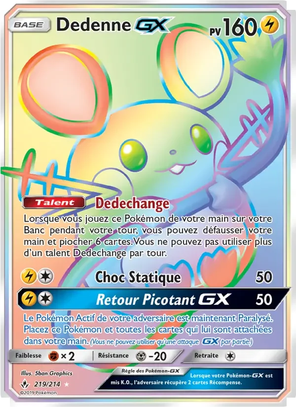 Carte Dedenne GX