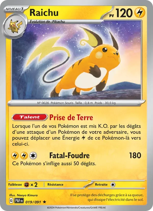 Carte Raichu
