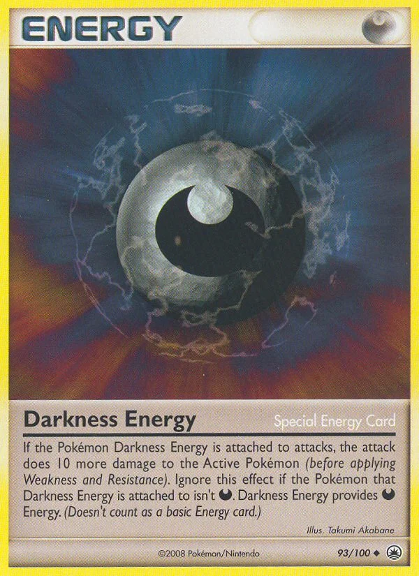 Carte Énergie Obscurité