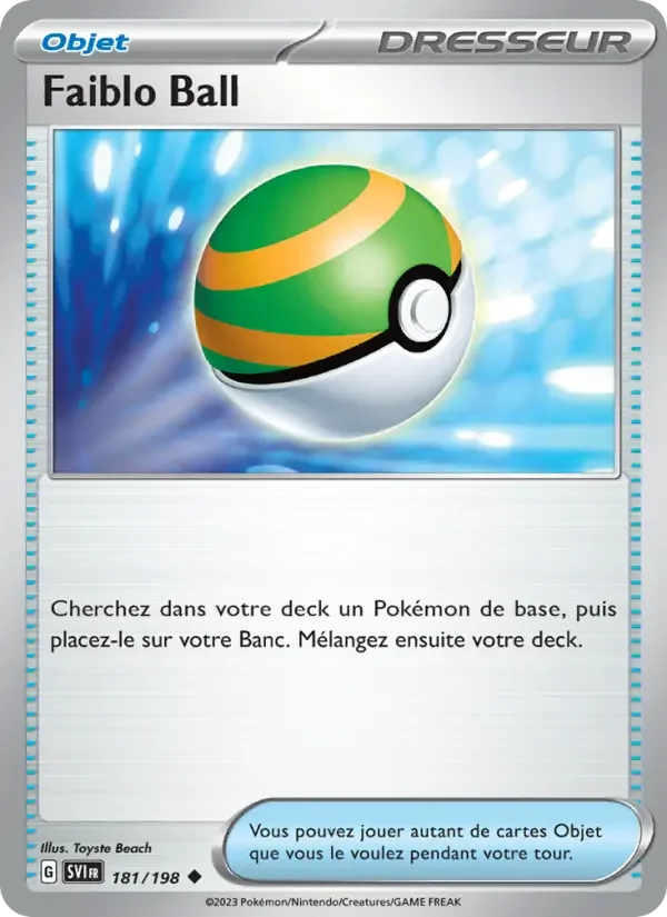 Carte Faiblo Ball