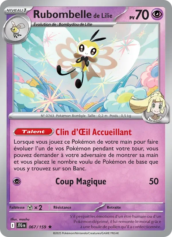 Carte Rubombelle de Lilie