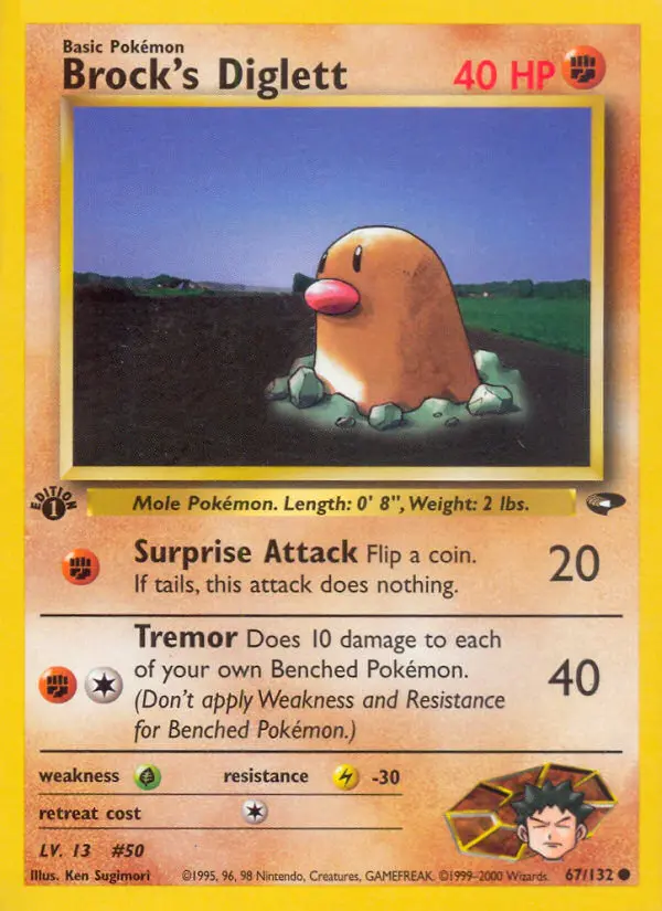 Carte Brock's Taupiqueur