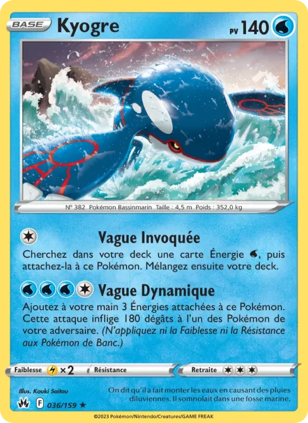Carte Kyogre