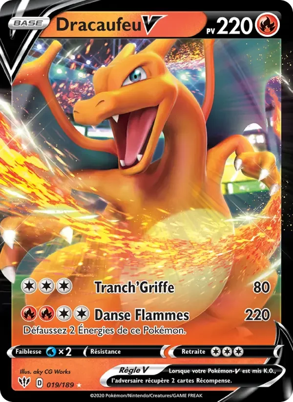 Carte Dracaufeu V