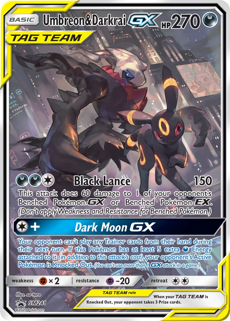 Carte Noctali et Darkrai GX