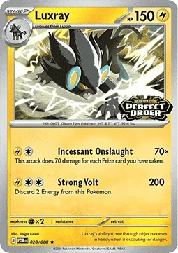 Carte Pokémon Luxray — Équilibre Parfait
