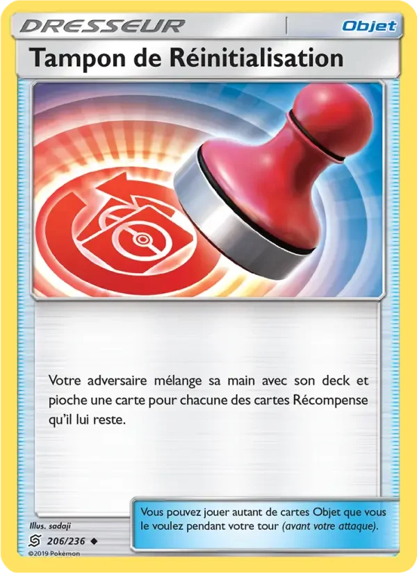 Carte Tampon de Réinitialisation