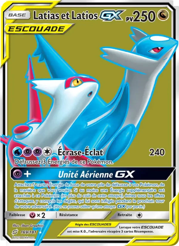 Carte Latias et Latios GX