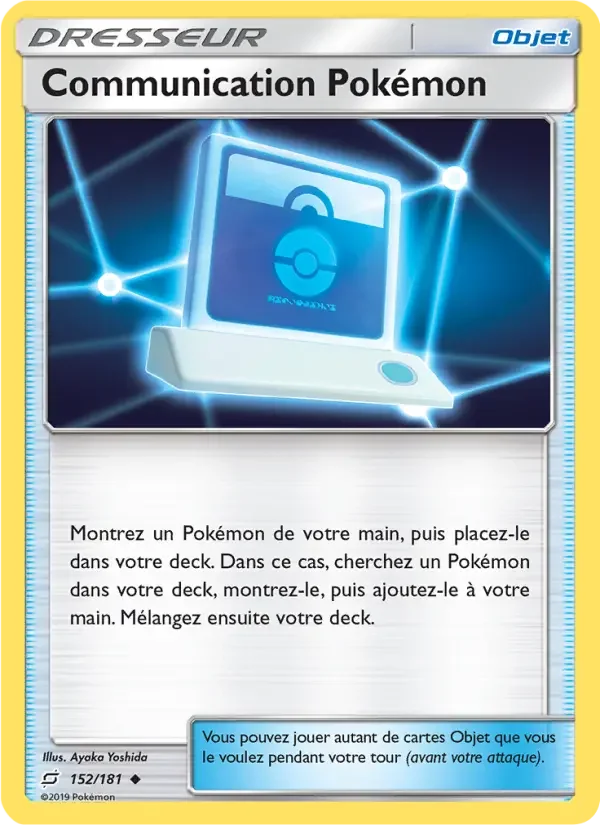Carte Communication Pokémon
