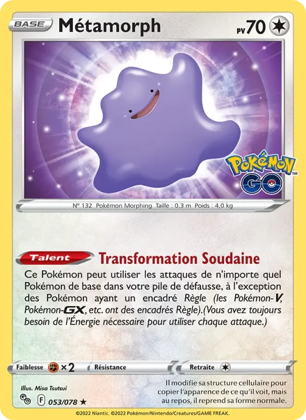 Carte Métamorph