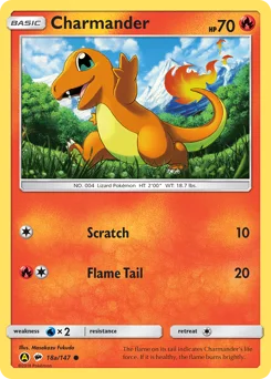 Carte Pokémon Salamèche — Ombres Ardentes