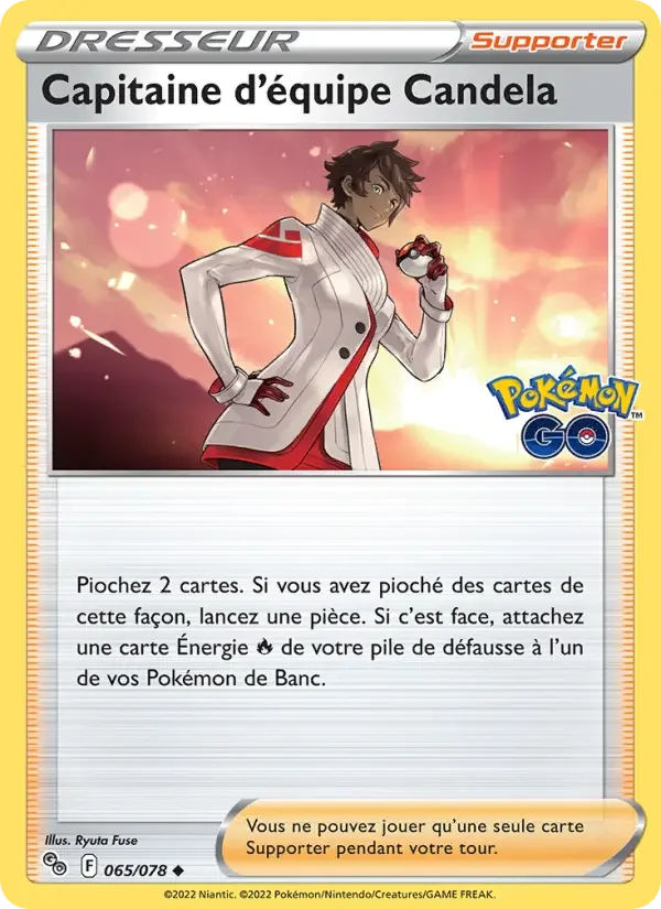 Carte Capitaine d'équipe Candela