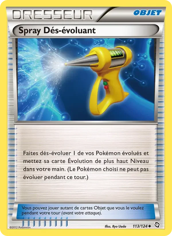 Carte Spray Dés-évoluant