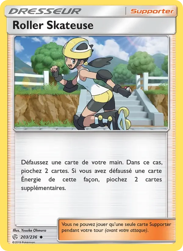 Carte Roller Skateuse
