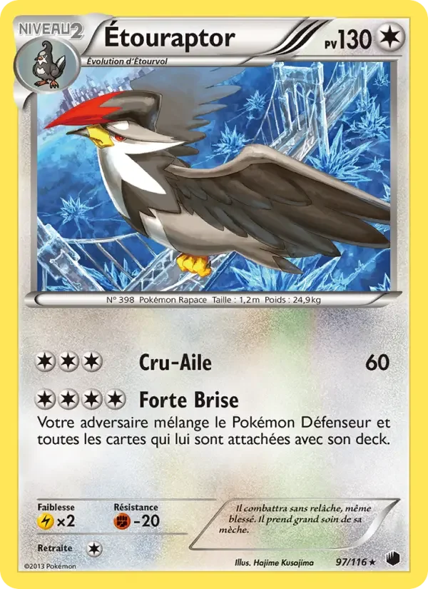 Carte Étouraptor
