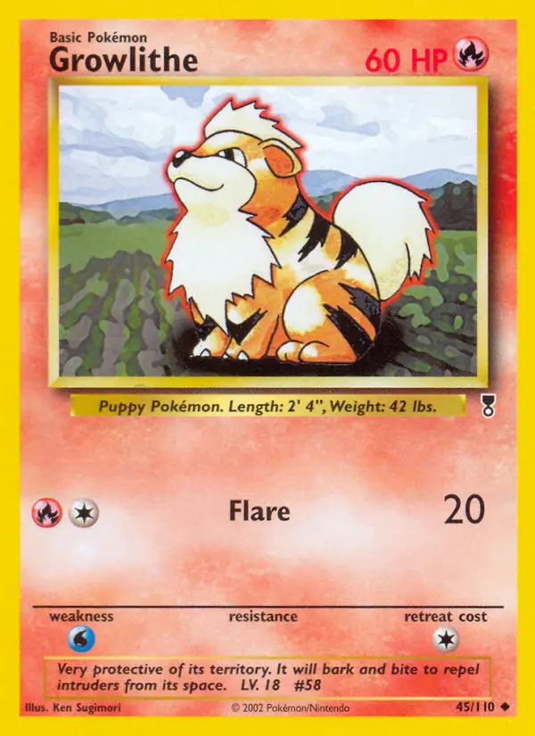 Carte Growlithe