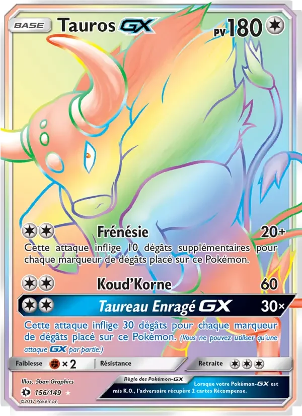 Carte Tauros GX
