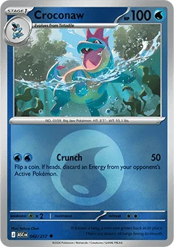 Carte Pokémon Crocrodil — Héros Transcendants