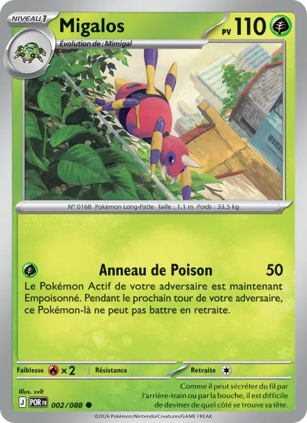 Carte Pokémon Migalos — Équilibre Parfait