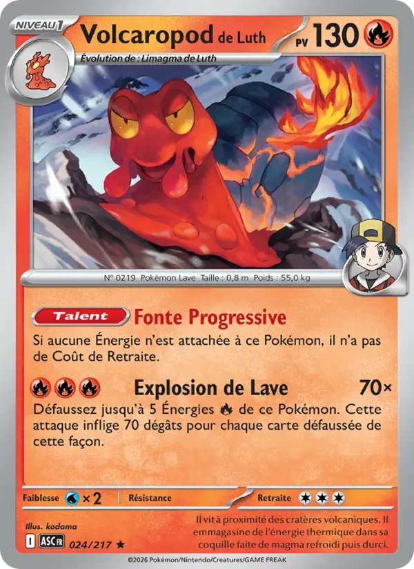 Carte Volcaropod de Luth
