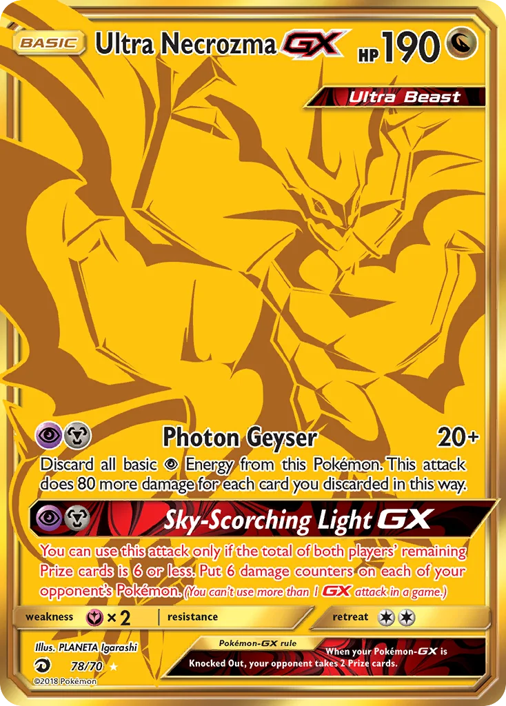 Carte Ultra-Necrozma GX