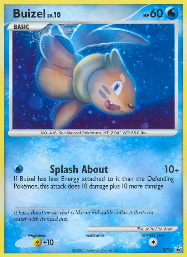 Carte Pokémon Mustébouée — Promos Diamant et Perle