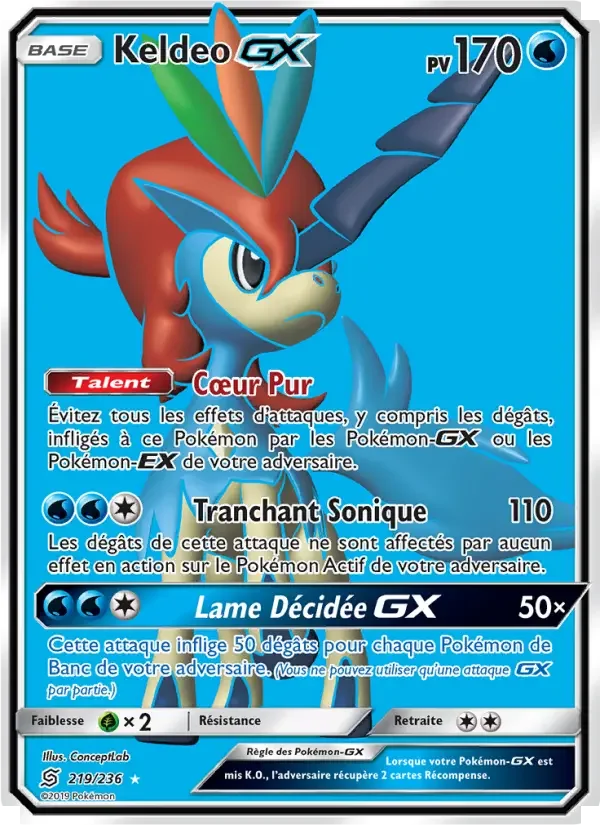 Carte Keldeo GX